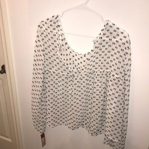 Sheer merona blouse